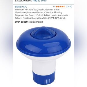 NEW pool / spa chlorine tablet floater